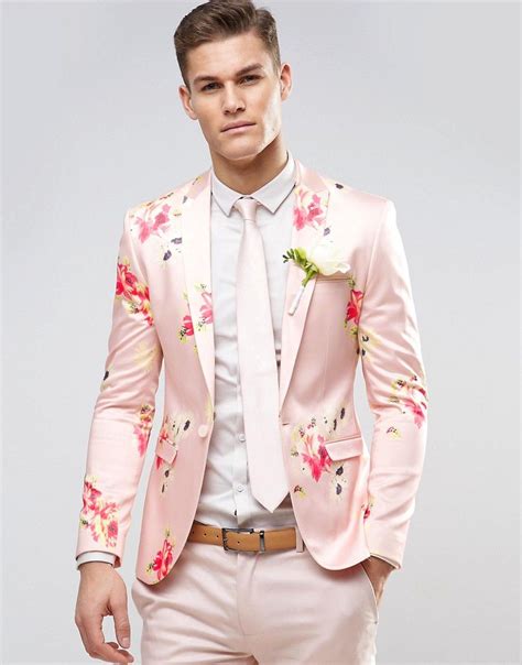 floral wedding blazer